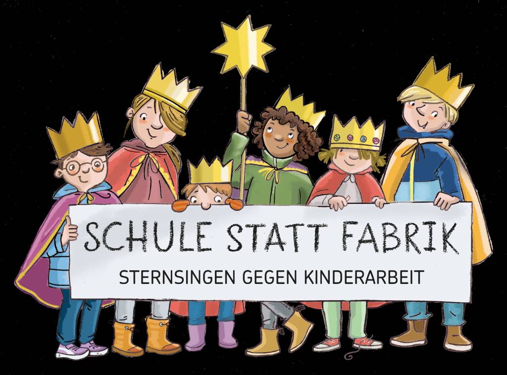 Sternsingeraktion 2026 "Schule statt Fabrik"